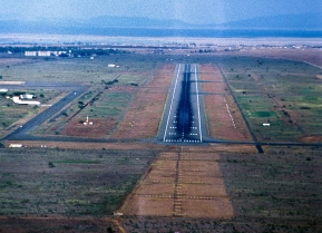 Anflug auf Nairobi, Kenia